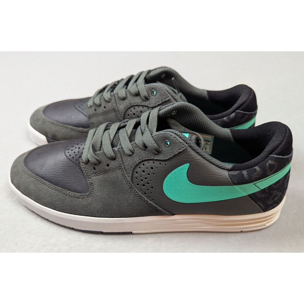 New Men's Nike Paul Rodriguez 7 SB Dark Base Grey Crystal Mint Size 12